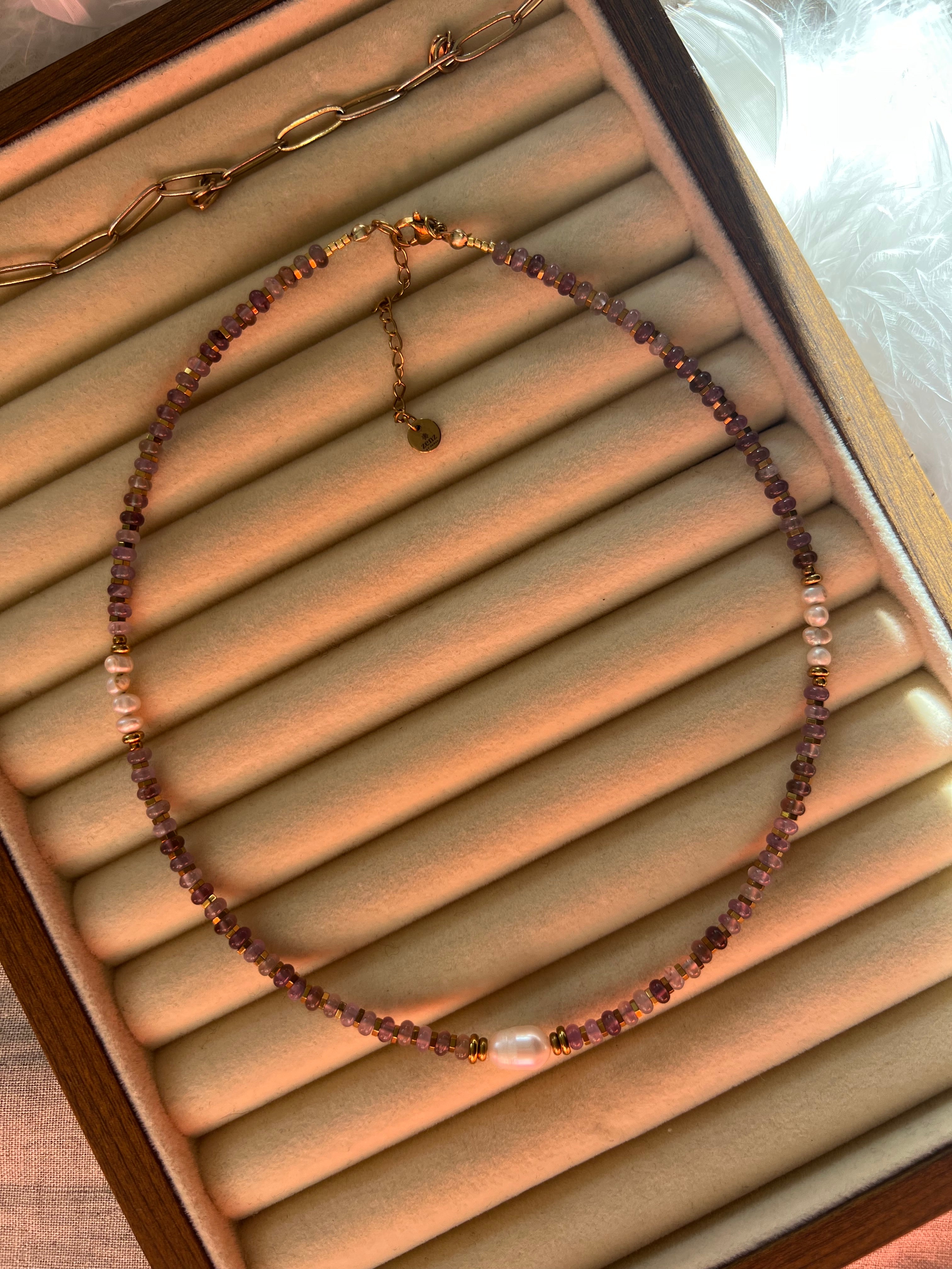 Lina Amethyst Necklace