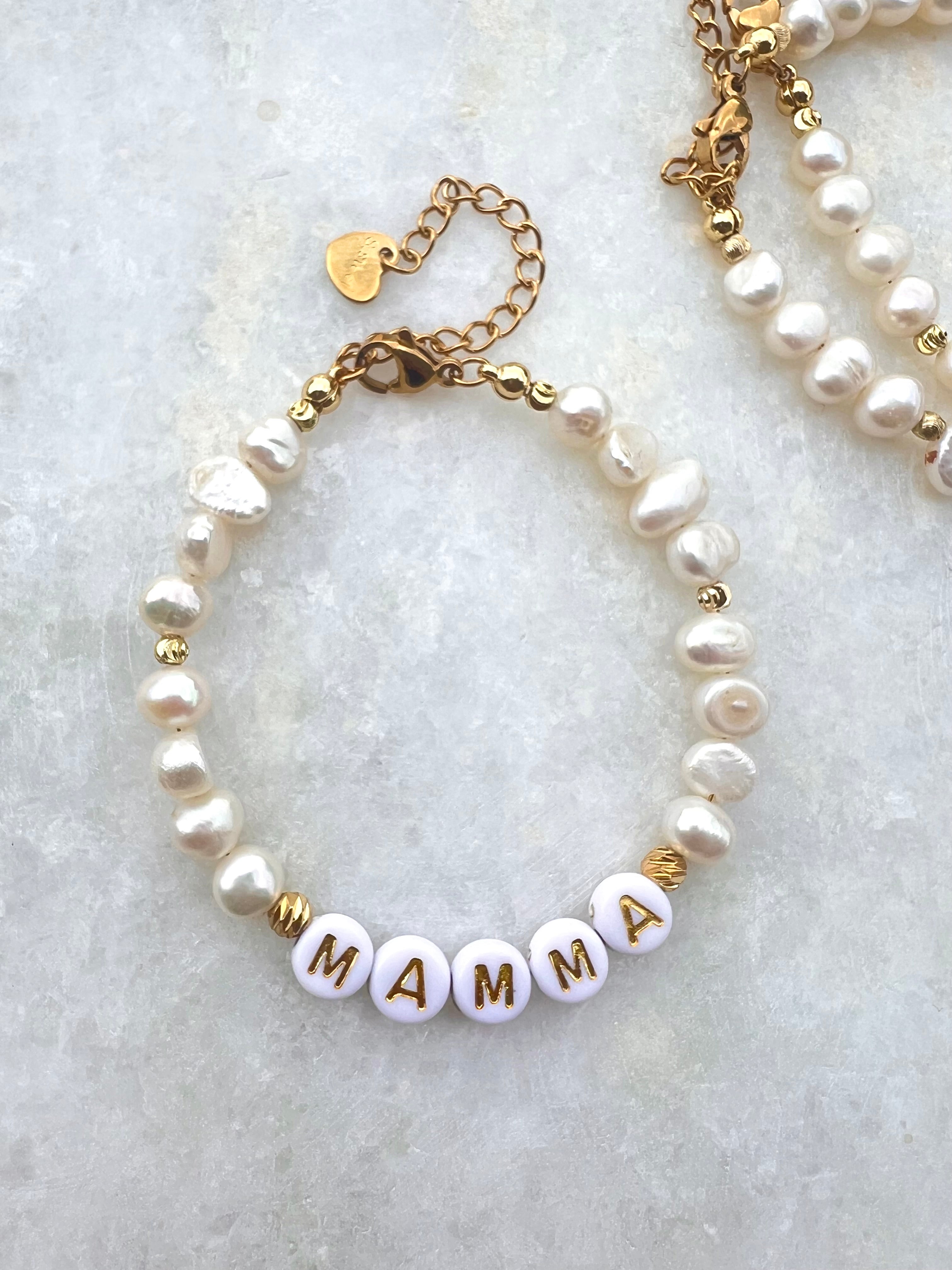 Mamma perlearmbånd