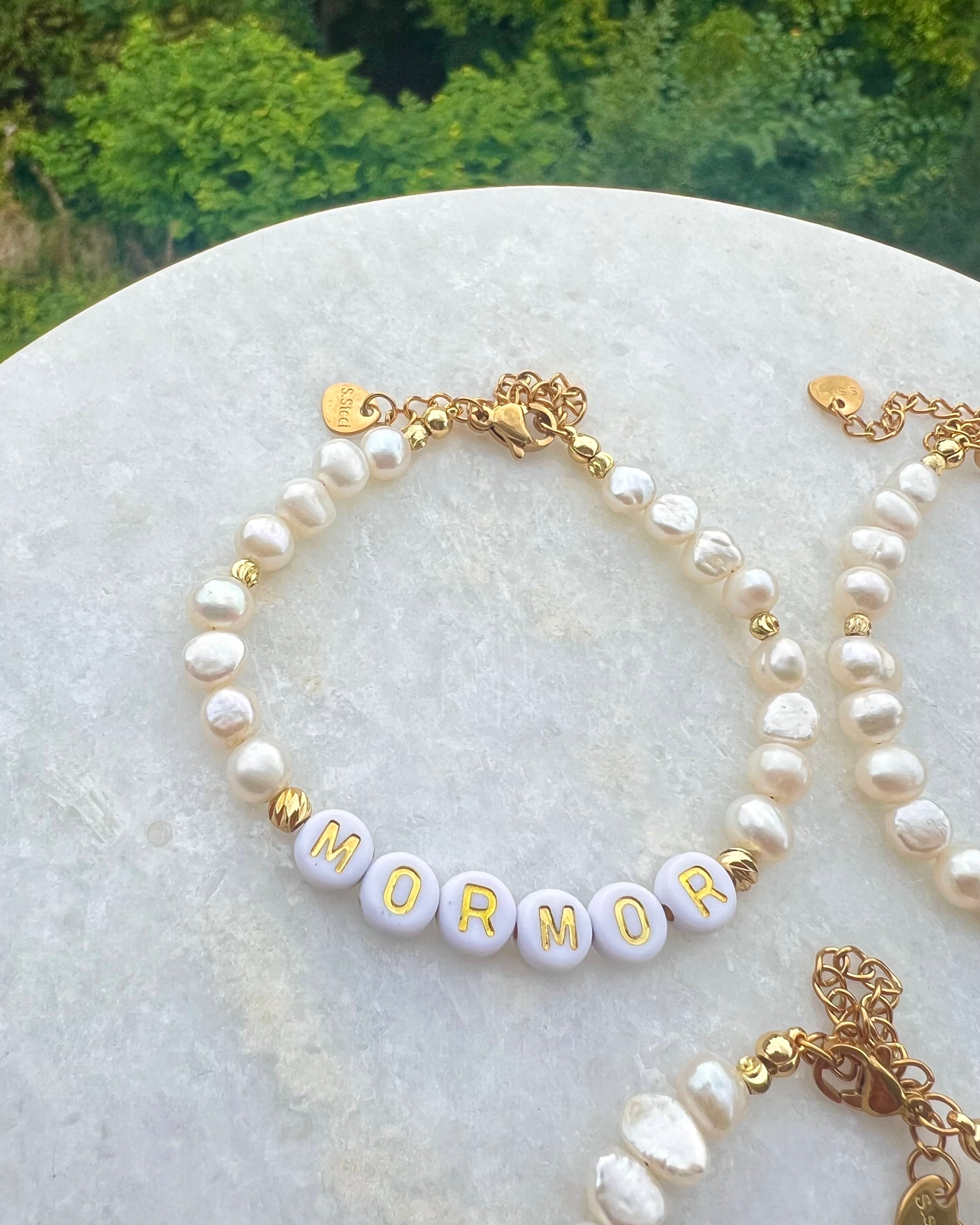 Mormor perlearmbånd