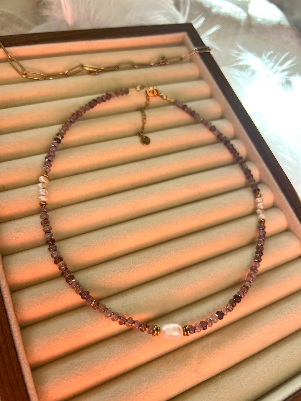 Lina Amethyst Necklace
